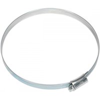 Sealey HCJ7 Hi-Grip hose clip, zinc plated, adjustable Ø130-160mm, silver finish, pack of 10.