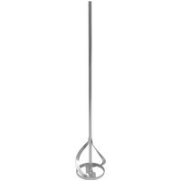 Sealey hex shank mixing paddle with long silver shaft and circular blade for standard drills.