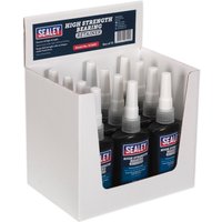 Sealey High Strength Bearing Fit Retainer in blue bottle with white nozzle, displayed in a white box.