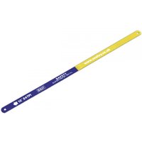 Yellow and blue Sealey 300mm hacksaw blade, HSS bi-metal, 24TPI, pack of 2.