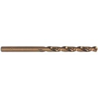 Bronze-colored Sealey HSS cobalt drill bit with spiral flutes and cylindrical shank.