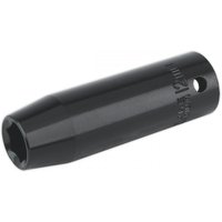 Black Sealey IS1212D deep impact socket, 12mm, 1/2in square drive, cylindrical with side hole and engraved branding.