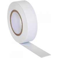 White Sealey PVC insulating tape roll, 19mm x 20m, with brown inner core, part of a 10-pack set.