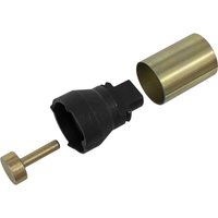 Sealey Jaguar Cutter with black cutting head and brass cylindrical sleeve for SX299 Master Locking Wheel Nut Kit