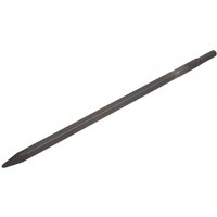 Steel Sealey K3PT Point chisel, 600mm length, tapered tip, compatible with Kango 900, dark metallic finish.