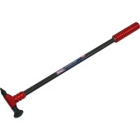 Sealey Magnetic Dent Repair Blending Panel Hammer with red handle, long black shaft, and flat circular head.