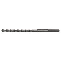 Sealey MAX16X340 SDS Max drill bit, 16mm diameter, 340mm length, black steel with spiral fluting and smooth shank.