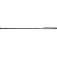 Sds Max drill bit by Sealey, 16mm diameter, 540mm length, silver with spiral fluting and cylindrical shank.