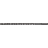 Sealey MAX22X520 SDS Max drill bit, 22mm diameter, 520mm length, with spiral fluting and silver finish.