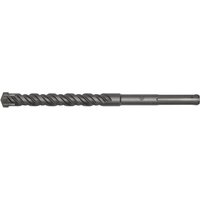 Sealey MAX25X320 SDS Max drill bit, 25mm diameter, 320mm length, silver with spiral fluting and hexagonal shank.