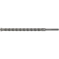 Sealey SDS Max drill bit, 32mm diameter, 570mm length, silver with spiral flutes and hex shank.