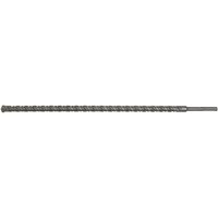 Long silver Sealey SDS Max drill bit, 32mm diameter, 920mm length, with spiral fluting and pointed tip.