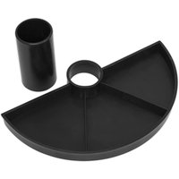 Black semicircular Sealey mechanics seat tool tray with cylindrical holder attachment.