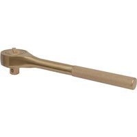 Sealey non-sparking 1/2" drive ratchet with bronze finish and textured handle for grip.