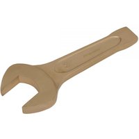 Sealey NS026 non-sparking slogging spanner, open-end, 55mm, bronze finish, sturdy design.