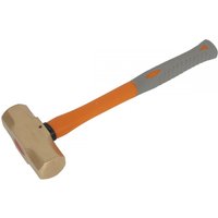Sealey NS089 sledge hammer, 4.4Lb, non-sparking, with orange handle and grey grip.