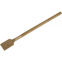 Sealey NS113 long handle scraper, non-sparking bronze finish, 75 x 705mm, flat blade with ergonomic grip.