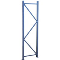 Blue metal frame for Sealey APR2701 racking unit, featuring vertical posts and diagonal crossbars.
