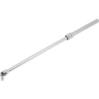 Sealey Premier 1/2" Drive Extendable Breaker Bar, silver with telescopic handle and pivoting head.