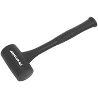 Black Sealey Premier dead blow hammer with a textured handle and cylindrical head.