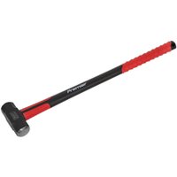 Sealey Premier sledge hammer with black fibreglass shaft and red rubber grip handle.