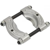 Sealey PS988 Bearing Separator, silver with two black threaded rods, adjustable Ø75-105mm, robust metal construction.