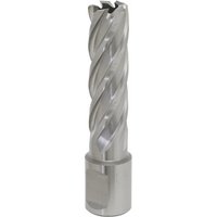 Sealey RBHSS16L Rotabor Cutter, silver HSS steel, spiral fluted design, 16mm diameter, 50mm cut depth.