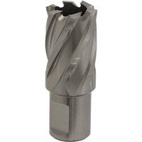 Sealey RBHSS23S Rotabor Cutter, silver steel, spiral flutes, 23mm diameter, 25mm cut depth, cylindrical shank.