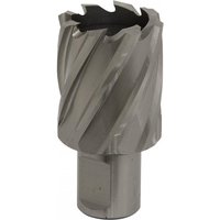 Rotabor cutter by Sealey, silver with spiral flutes, 32mm diameter, designed for 25mm depth cutting.
