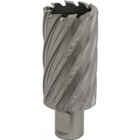 Sealey RBHSS35L Rotabor Cutter, silver cylindrical shape, spiral flutes, 35mm diameter, 50mm cut depth.
