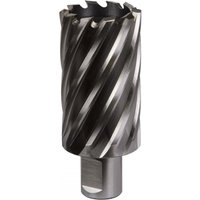Sealey RBHSS36L Rotabor Cutter, silver with spiral flutes, 36mm diameter, 50mm cut depth, cylindrical shank.
