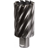 Sealey RBHSS38L Rotabor Cutter, silver with spiral flutes, 38mm diameter, 50mm cut depth, cylindrical shank.