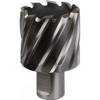 Sealey RBHSS40S Rotabor Cutter, silver with spiral flutes, 40mm diameter, 25mm cut depth, cylindrical shank.