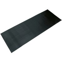 Black Sealey ribbed workshop matting, rectangular with textured surface.
