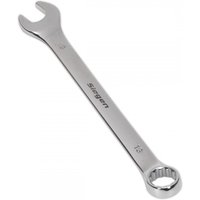 Silver Sealey 13mm combination spanner with open end and ring end, engraved with brand name and size markings.