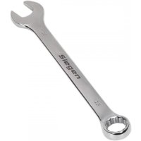 Silver Sealey 23mm combination spanner with open-end and ring-end, engraved with "Siegen" on the handle.
