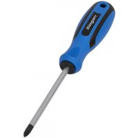 Blue and black Sealey Phillips screwdriver with a #2 tip and 100mm shaft.