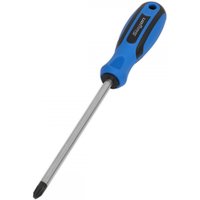 Blue and black Sealey Phillips screwdriver #3 x 150mm with ergonomic handle and chrome-plated shaft.