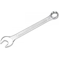 Silver Sealey 16mm combination spanner with open end and ring end, polished finish, and embossed brand name.