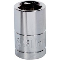 Chrome Sealey Walldrive® socket, 11mm size, 3/8in square drive, with engraved size markings on the side.