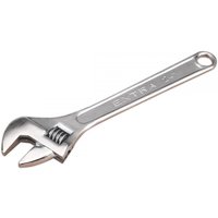 Silver Sealey adjustable wrench 600mm with engraved measurements and a hole at the handle's end.