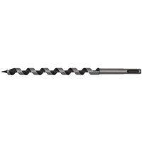 Sealey SDS Plus auger wood drill, 13mm diameter, 235mm length, with spiral flutes and pointed tip, silver and black finish.
