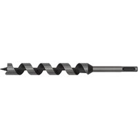 Sealey SDS Plus auger wood drill, 19mm diameter, 225mm length, spiral flutes, black and silver finish.