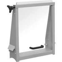 Gray Sealey safety guard with clear panel, black handle, and adjustable knobs for PPB15S hydraulic press.