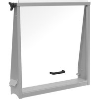 Sealey Safety Guard for PPF501S Hydraulic Press, gray metal frame with clear panel and black handle.