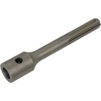 Sealey SDS Max to K Taper Chuck Adaptor, metallic gray, cylindrical with a tapered end and side hole.