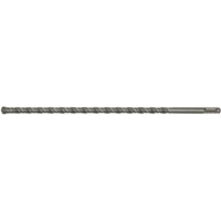 Sealey SDS Plus drill bit, 10mm diameter, 360mm length, silver with spiral fluting and cylindrical shank.