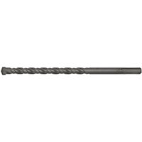 Sealey SDS Plus drill bit, 12mm diameter, 210mm length, silver with spiral fluting and pointed tip.