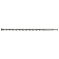 Sealey SDS Plus drill bit, 12mm diameter, 310mm length, silver with spiral fluting and pointed tip.