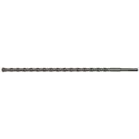 Sealey SDS Plus drill bit, 15mm diameter, 450mm length, with spiral fluting and silver finish.